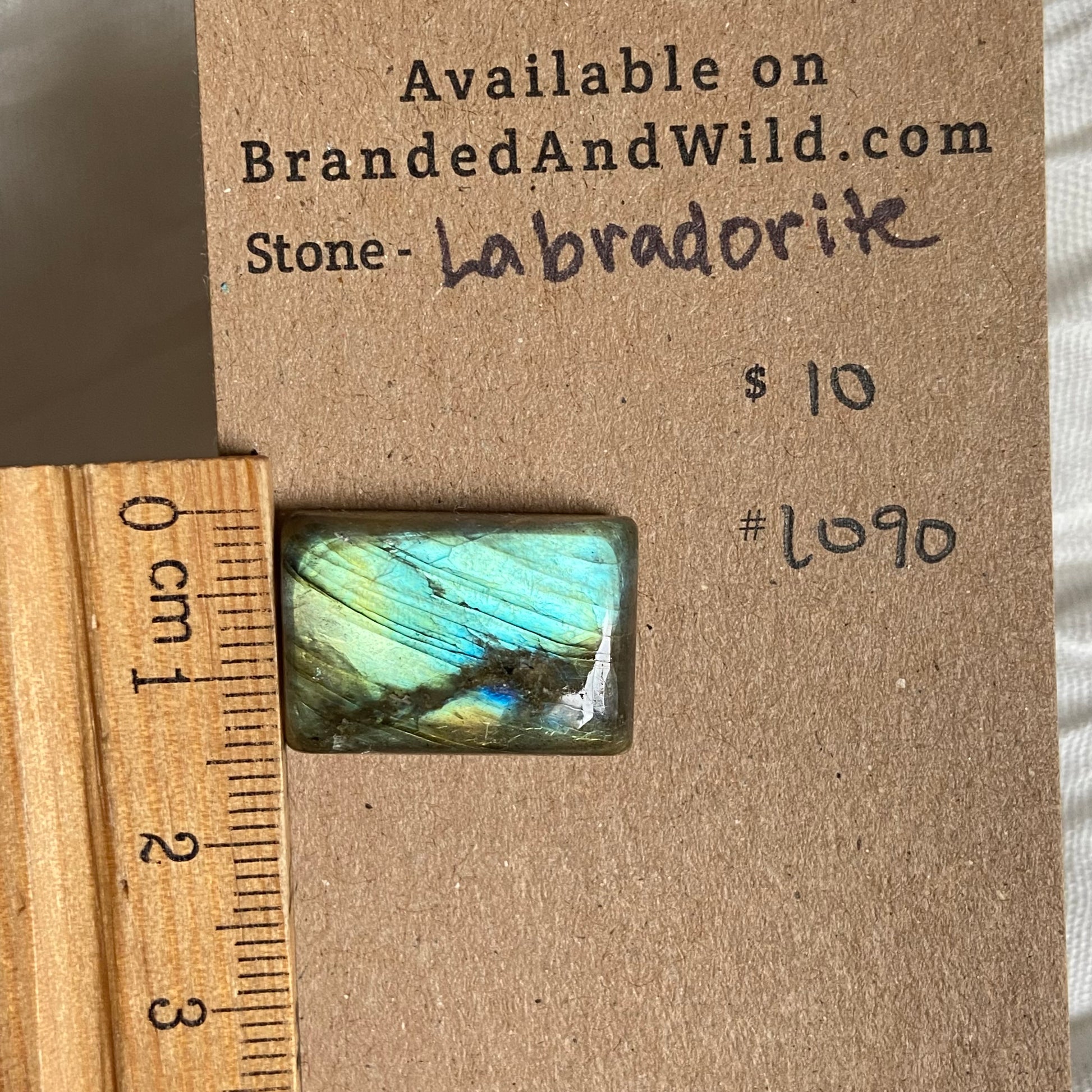 Labradorite Cabochon - L090 40AF62FF-A4D8-4A63-953E-10983C01E3CC Brandedandwild.com