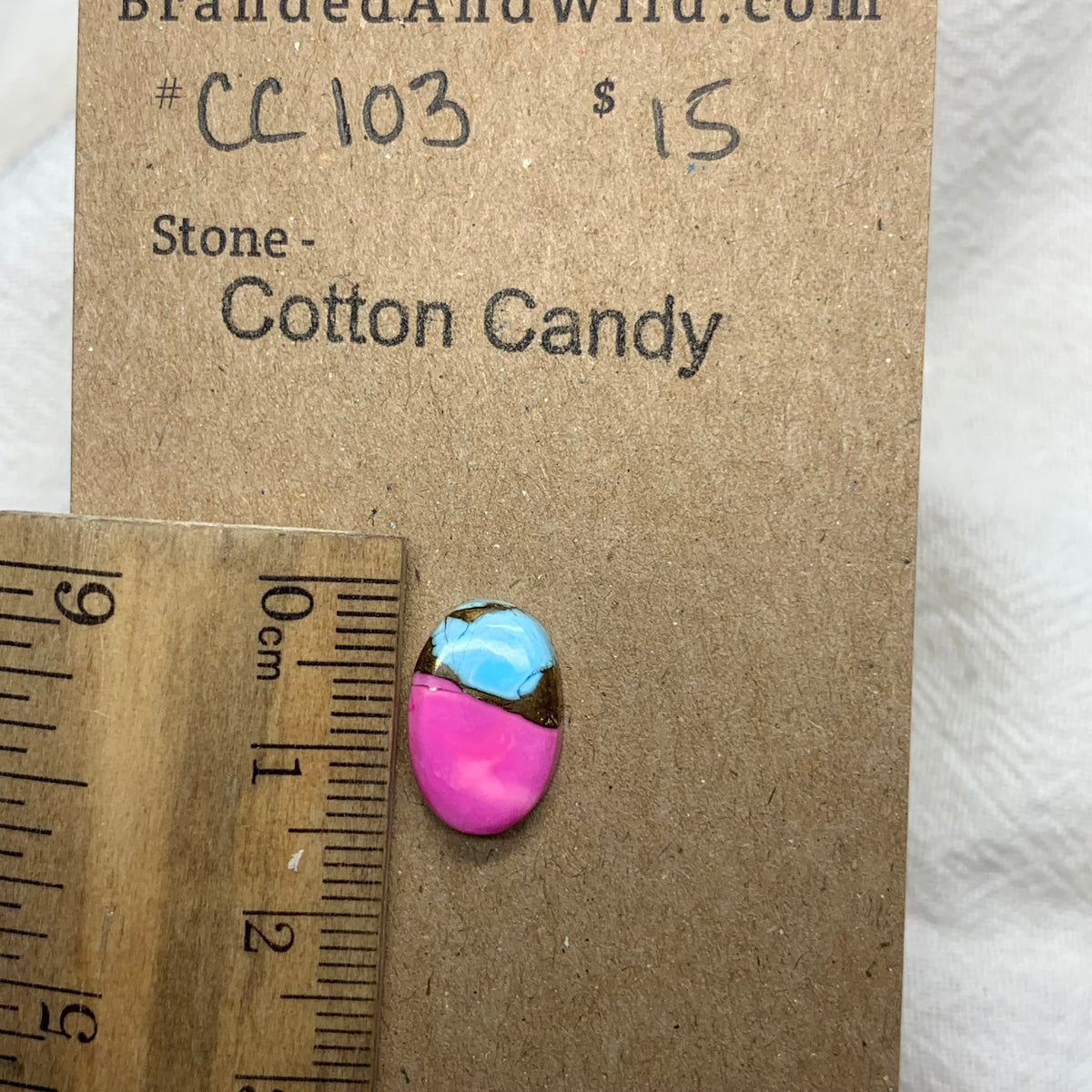 Cotton Candy Cabochon - CC103 40B52EC5-B402-4193-B06D-E330A71B9675 Brandedandwild.com