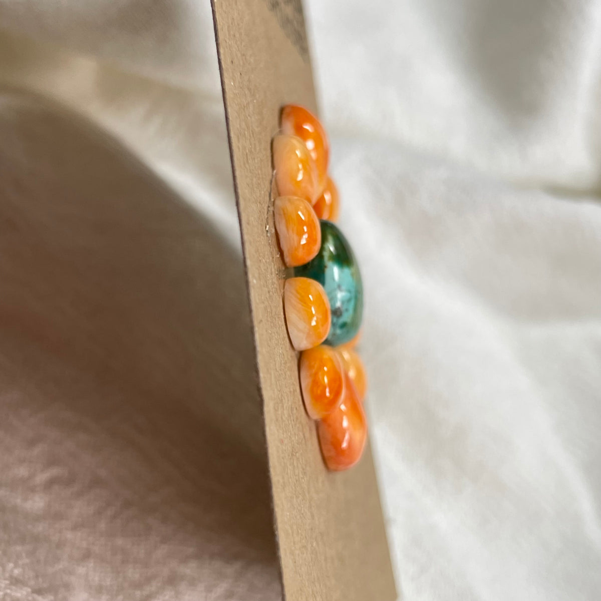 Oystershell - Hubei Turquoise Cabochon - MIX190 40B9B900-78D5-4975-9E3E-74C966D64B62 Brandedandwild.com
