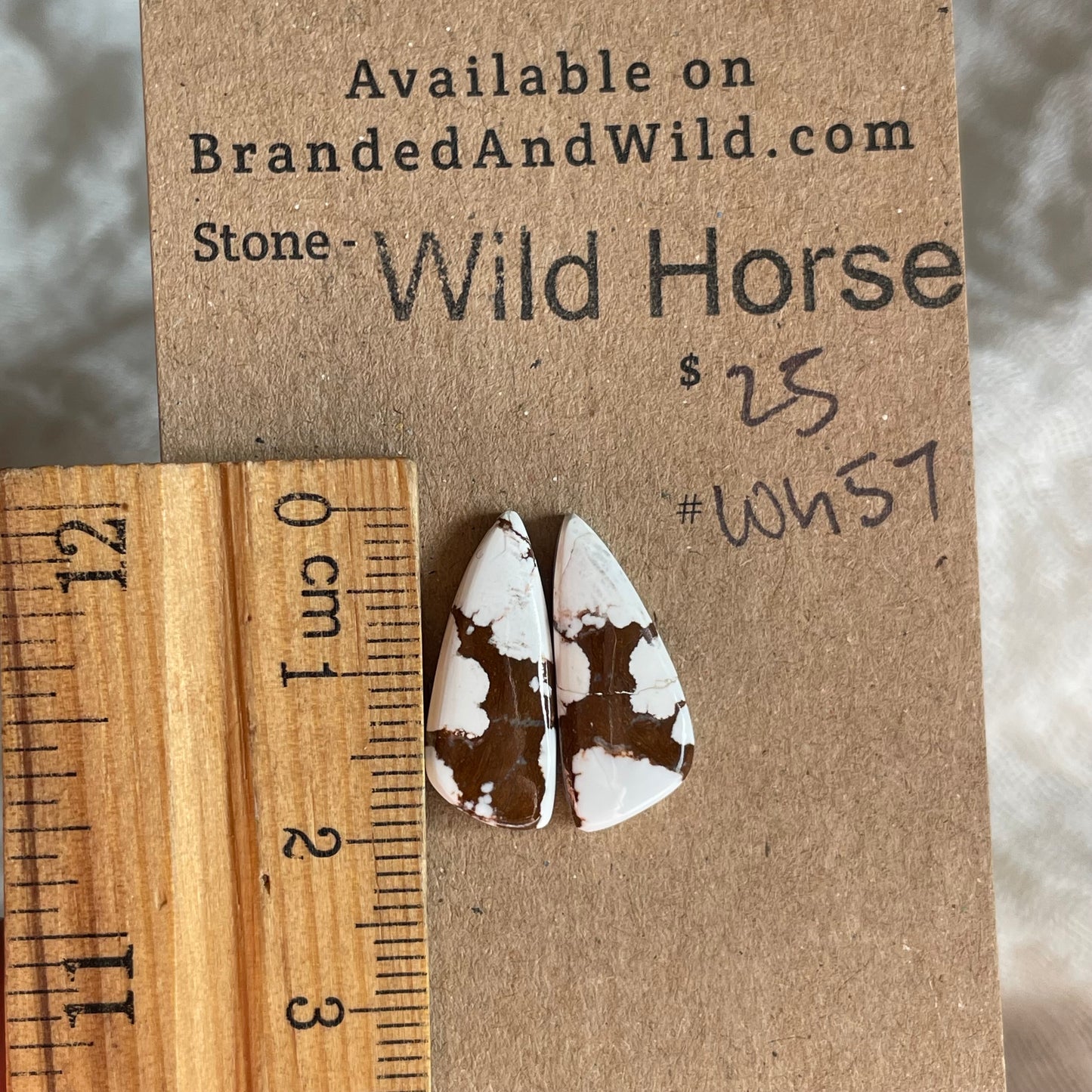 Wild Horse Cabochon - WH57 40C96BCF-3D53-44B6-A6B3-E1958CB3DE4C Brandedandwild.com