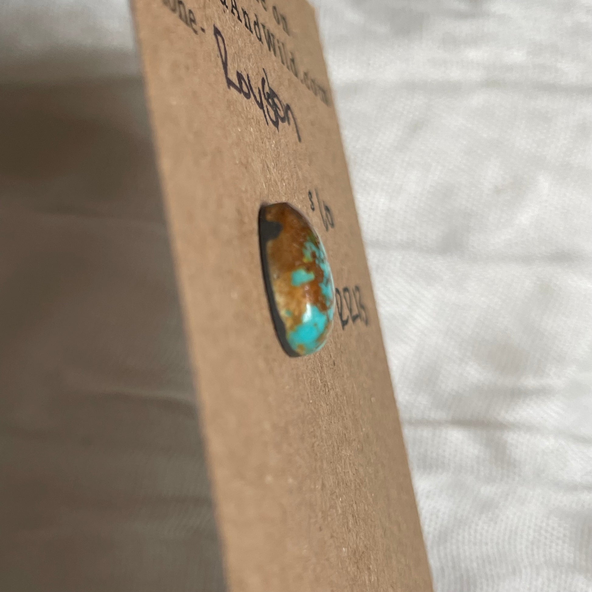 Royston Ribbon Turquoise Cabochon RR13 40D4ECF8-3754-4B37-924F-2429B9BFFF4B Brandedandwild.com