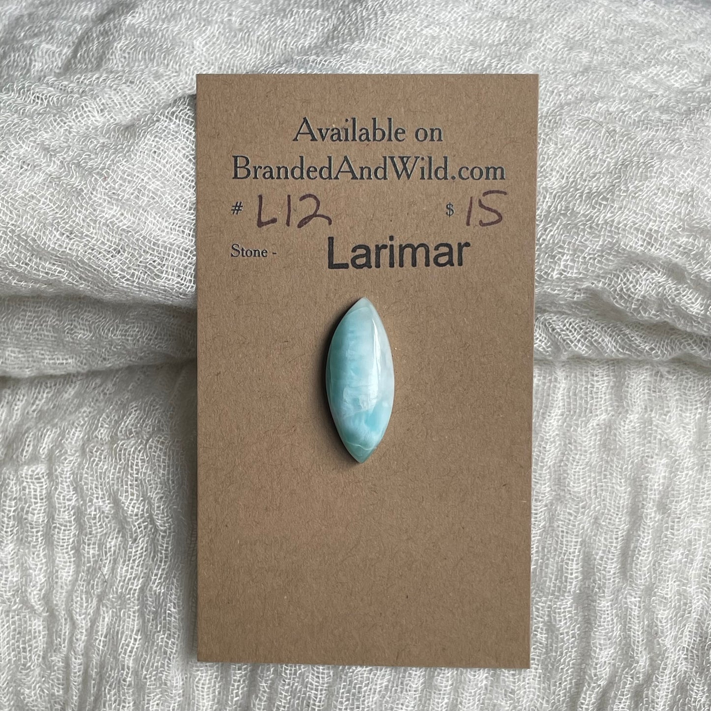 Larimar Cabochon - L12