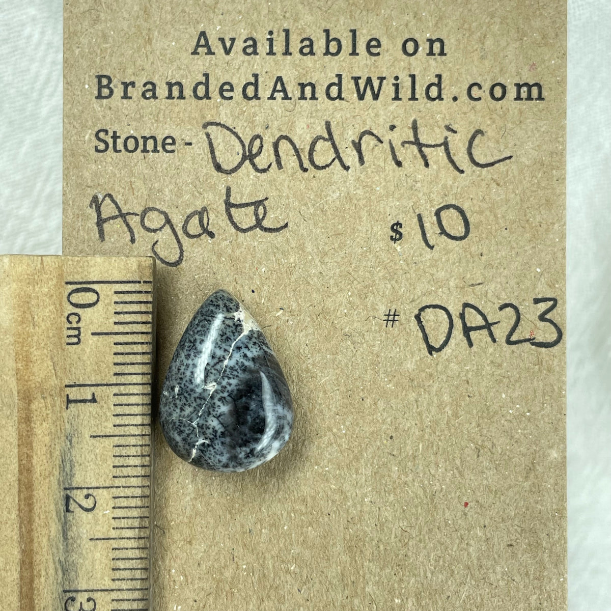 Dendritic Agate Cabochon - DA23 40FEA1B3-6ACF-47D0-B4CE-87DD15B8B9F7 Brandedandwild.com