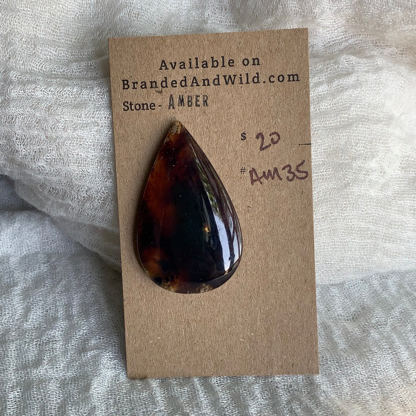 Amber Cabochon AM35