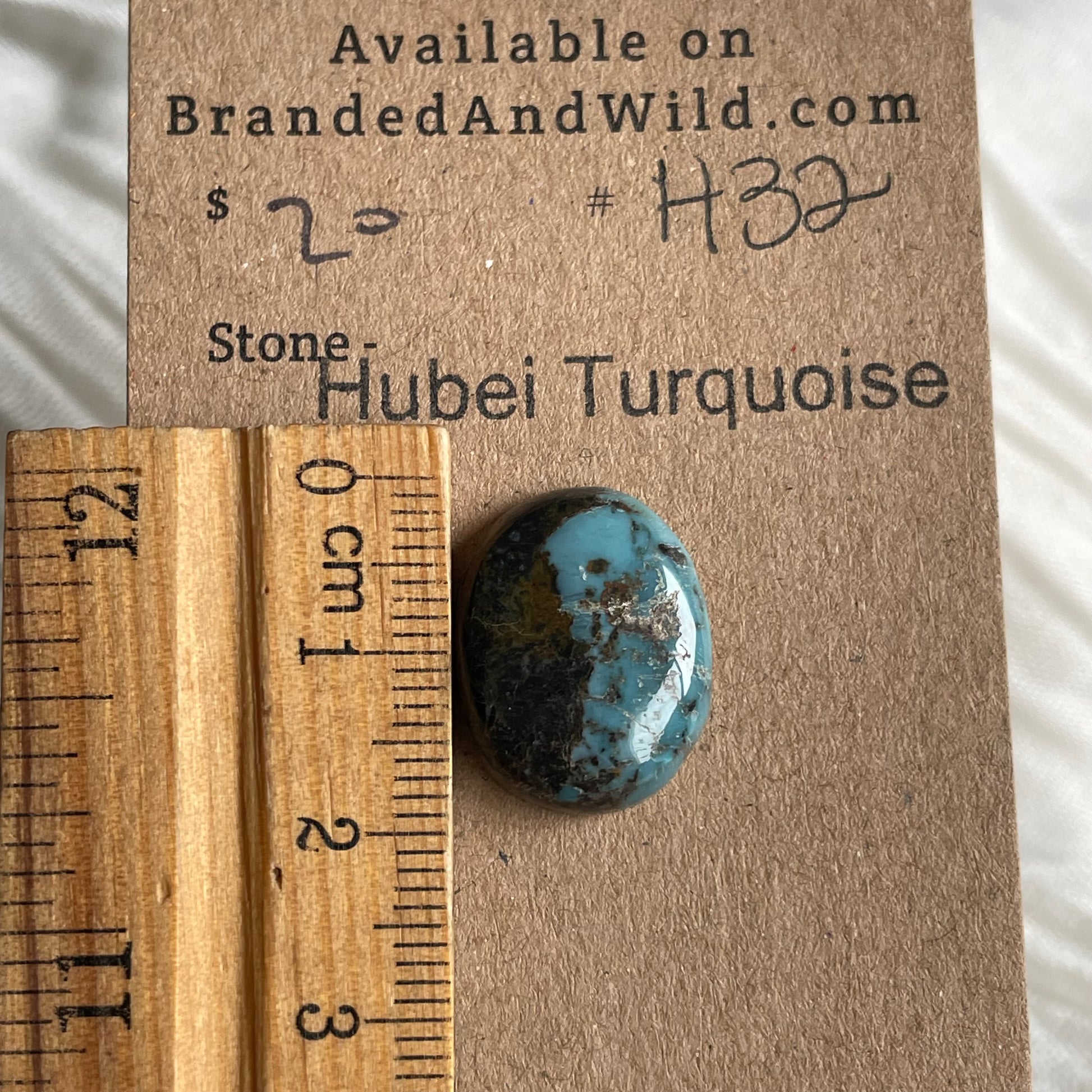 Hubei Turquoise Cabochon - H32 412B4203-F897-44E4-887D-AAD76738383F Brandedandwild.com