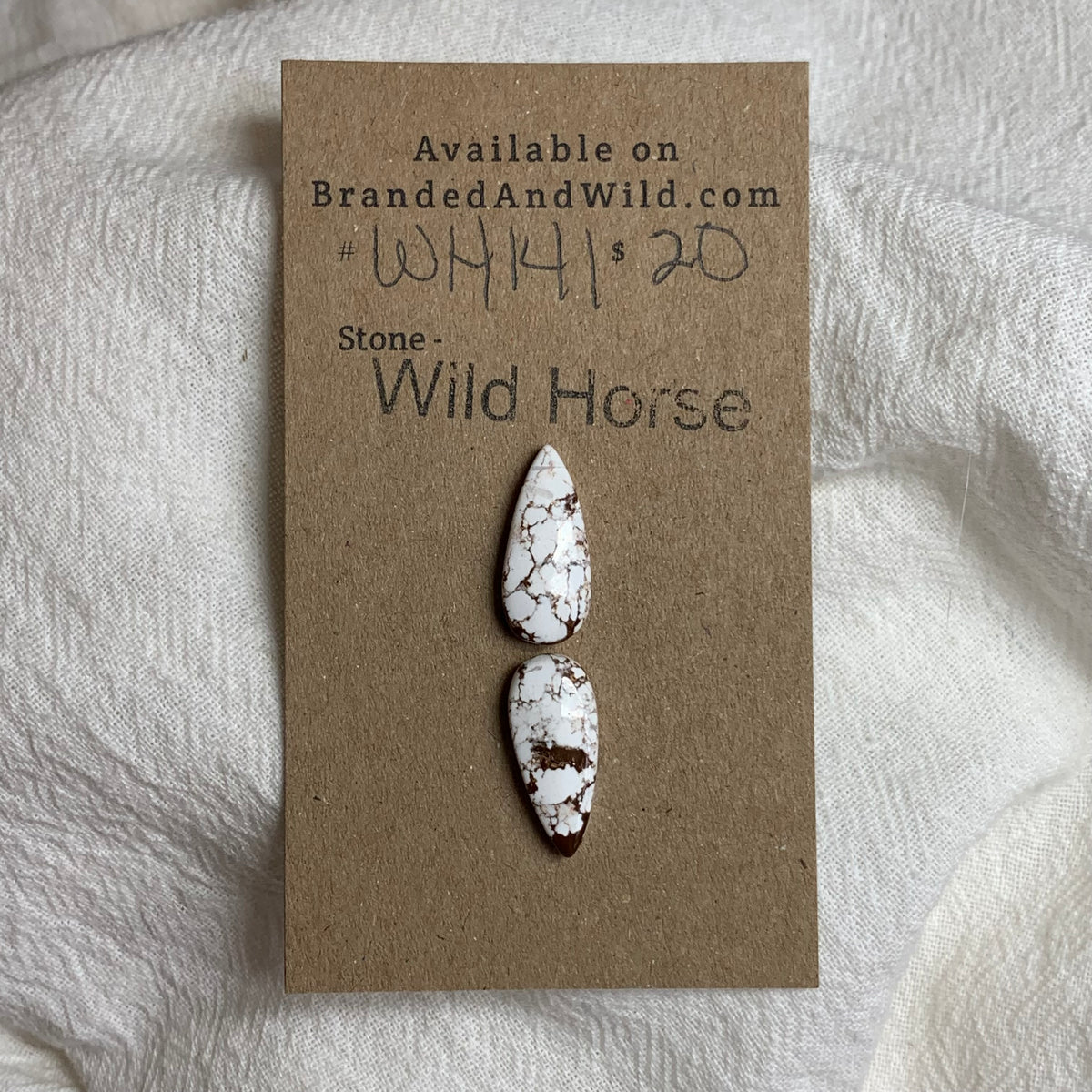 Wild Horse Cabochon - WH141 4148A57B-0C7F-4A11-A3FF-9EFAFCDB2A49 Brandedandwild.com