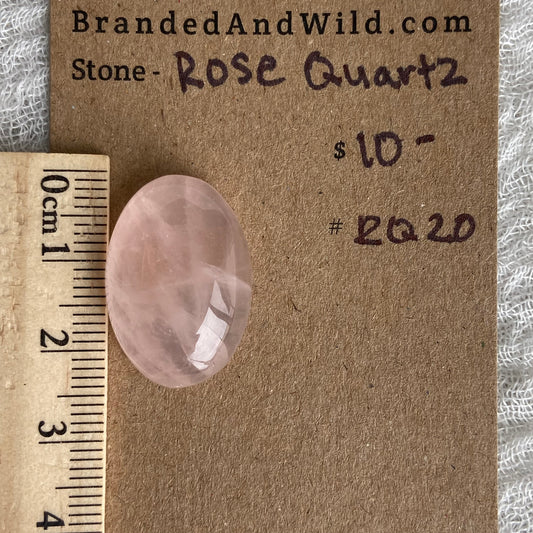 Rose Quartz Cabochon - RQ20