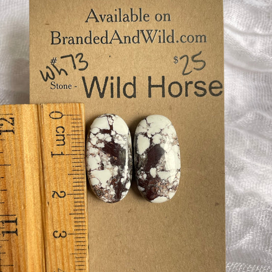 Wild Horse Cabochon - WH73 416BD5A8-55CF-460C-886D-4E4D84529590 Brandedandwild.com