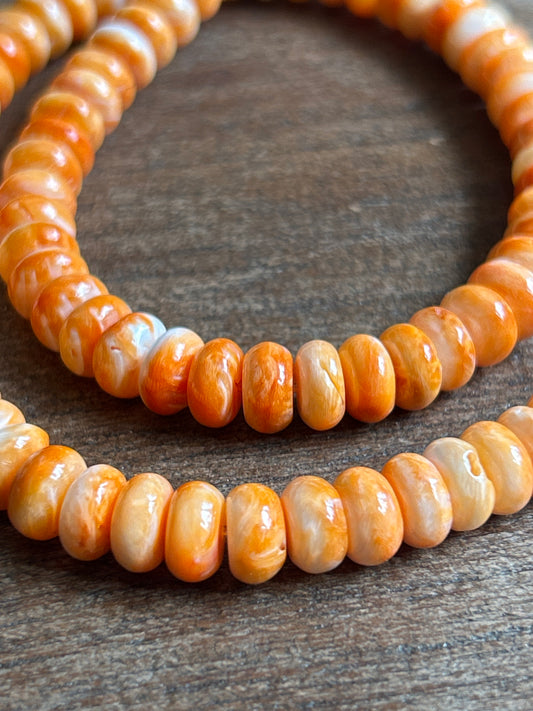 Natural Spiny Oyster Shell Beads 8mm 4196227A-FD36-44B0-BFCF-E2E3CD025FE8 Brandedandwild.com