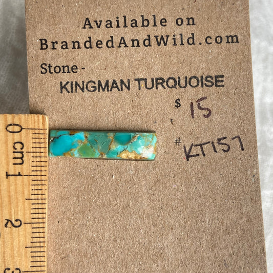 Kingman Turquoise (composite) Cabochon - KT157