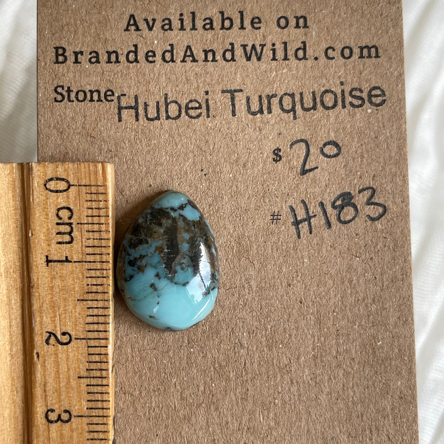 Hubei Turquoise Cabochon - H183 41ACCF43-C41E-475E-99A6-43BFD6E884AD Brandedandwild.com