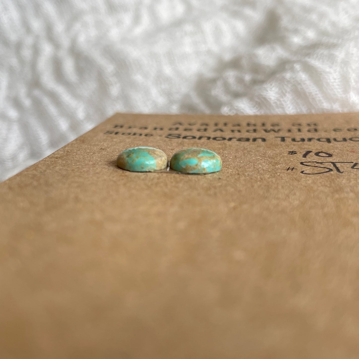 Sonoran Turquoise Cabochon - ST44 41B217FA-ADF1-4C85-915F-D84F6F381308 Brandedandwild.com