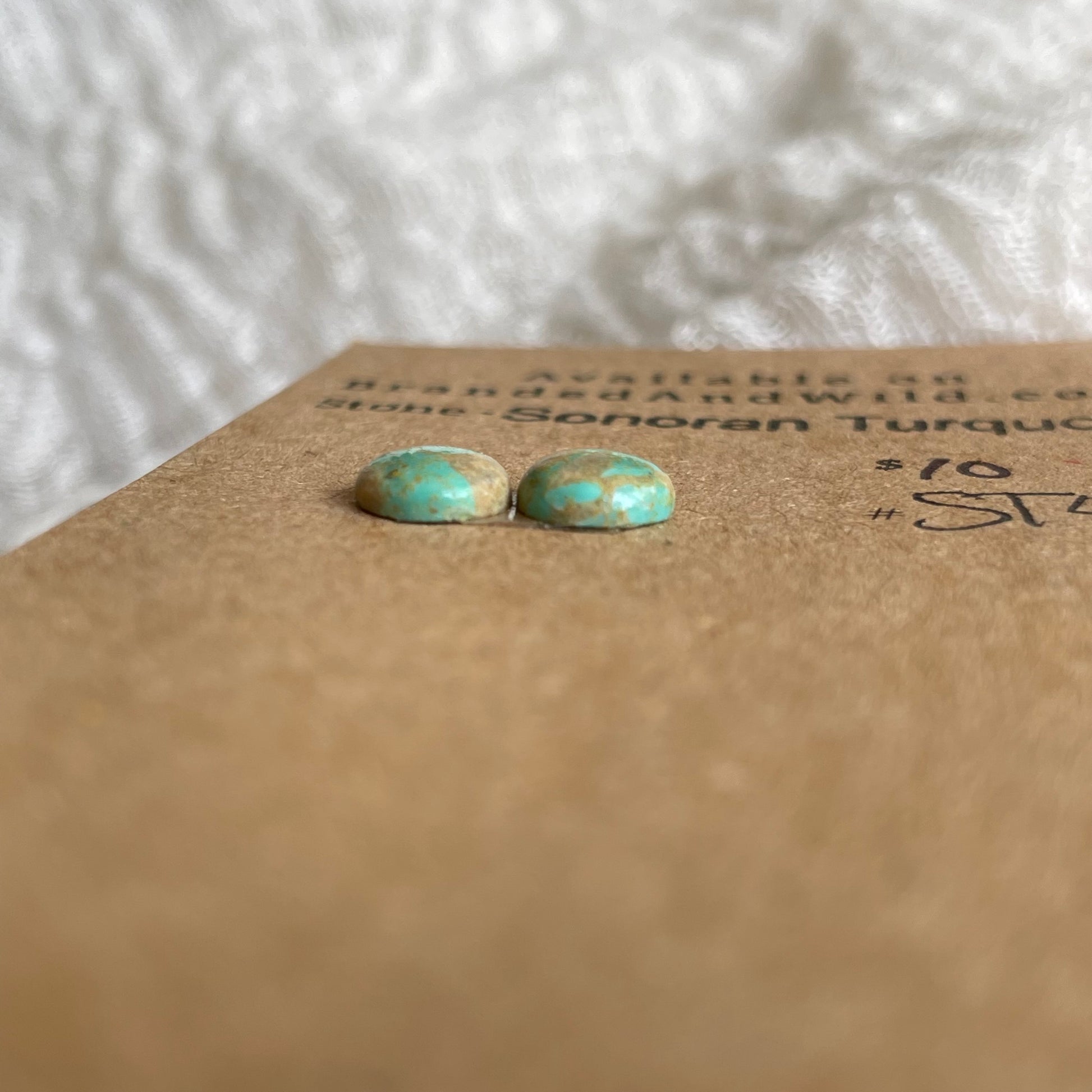 Sonoran Turquoise Cabochon - ST44 41B217FA-ADF1-4C85-915F-D84F6F381308 Brandedandwild.com