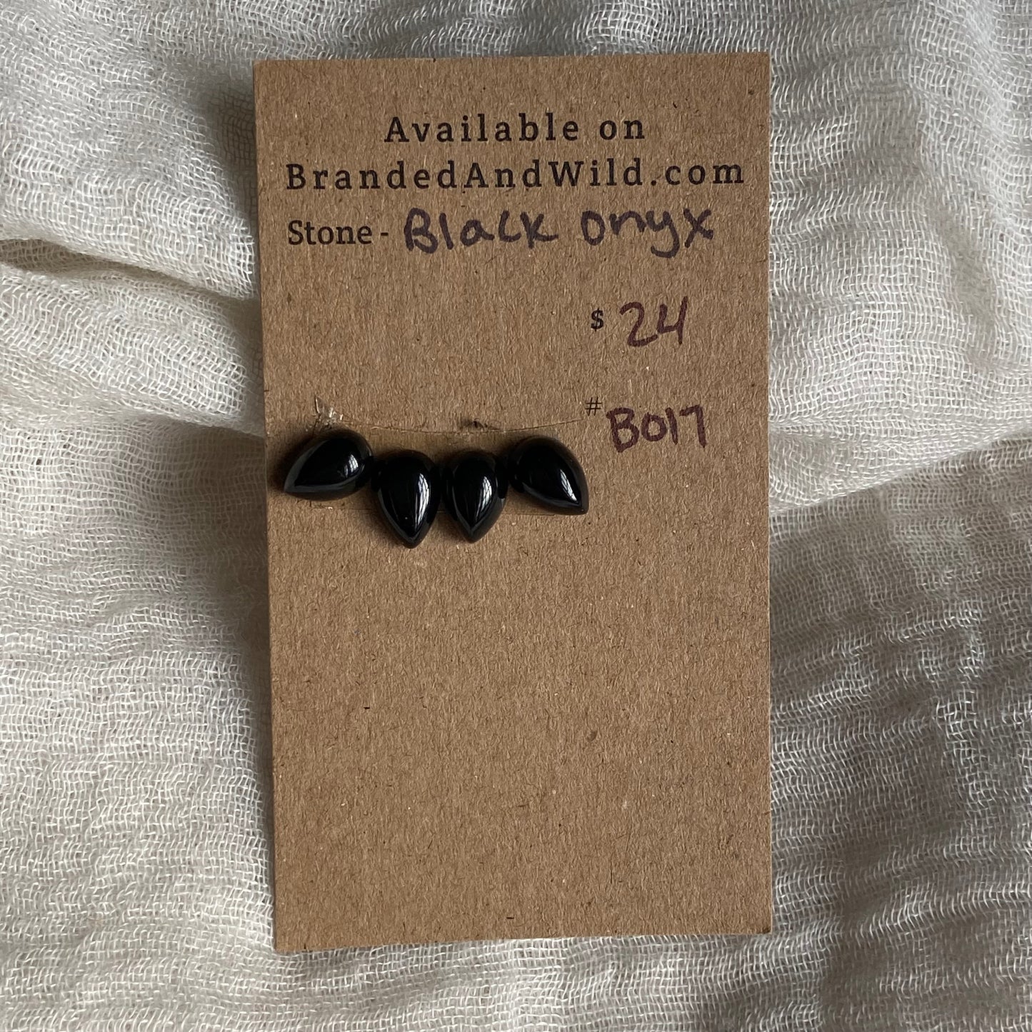 Black Onyx - Cabochon - BO17