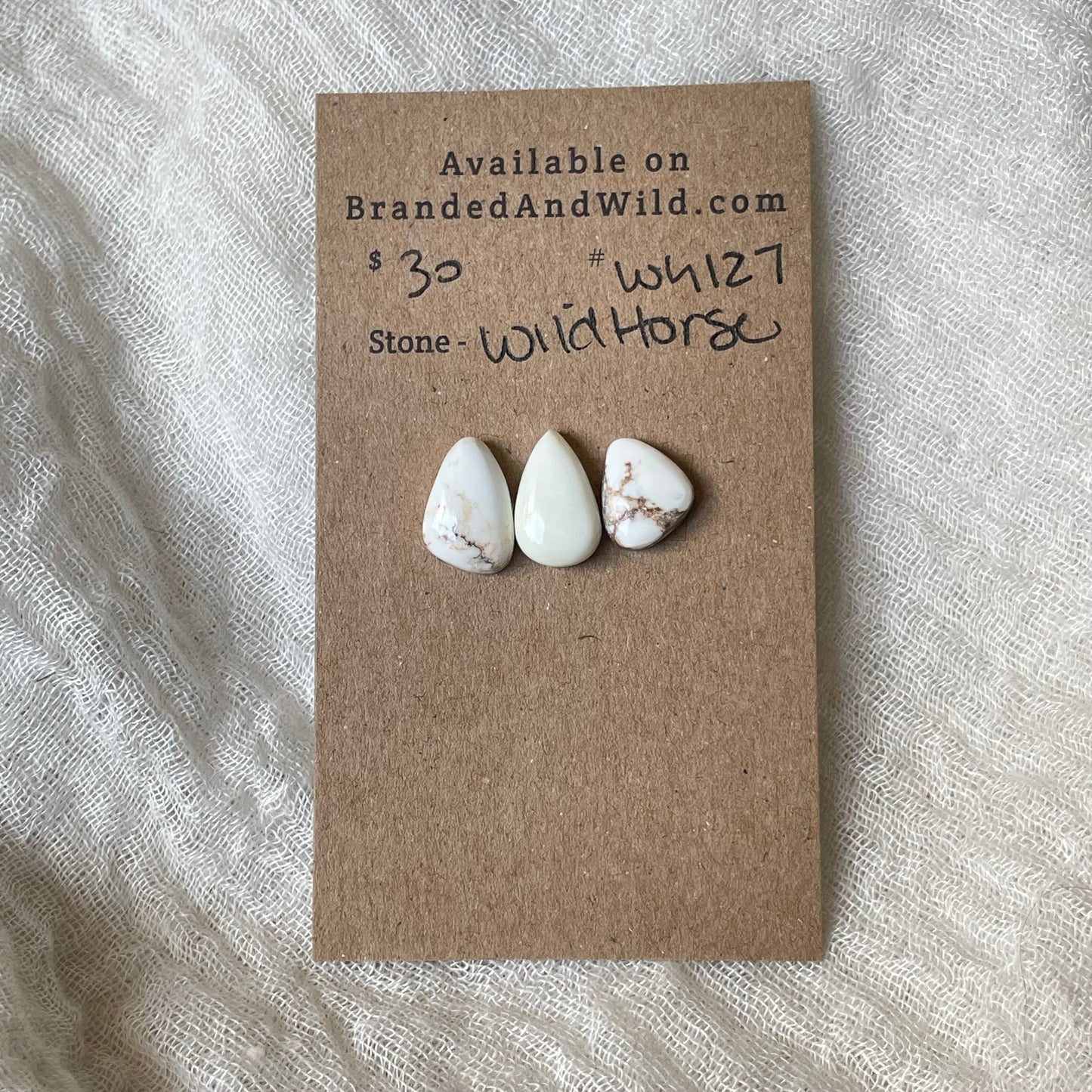 Wild Horse Cabochon - WH127 41CEC1DB-CA03-4367-8B43-888433C4FE5C Brandedandwild.com