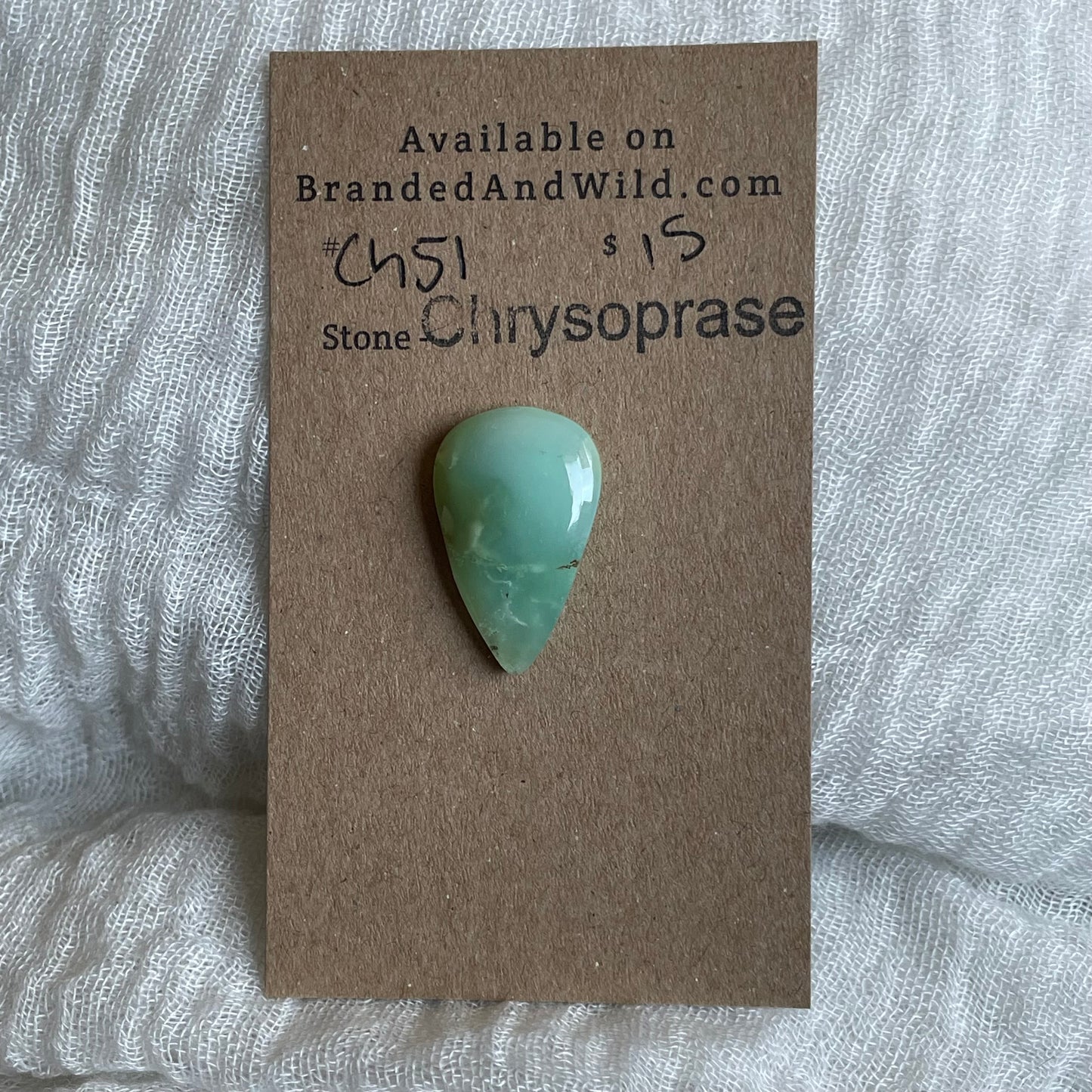 Chrysoprase Cabochon - Ch51