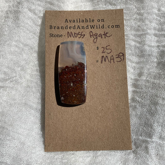 Moss Agate Cabochon- MA39