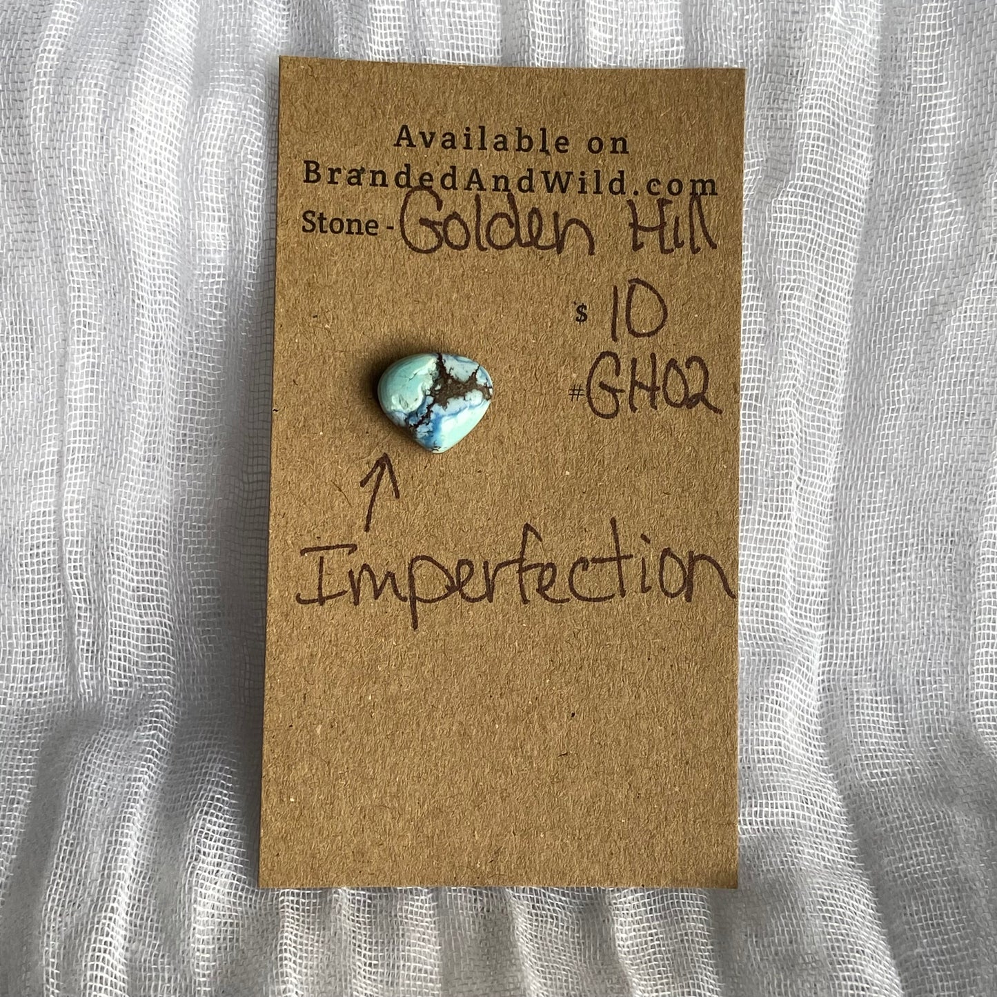 Golden Hill (with Imperfection) Cabochon - GH02