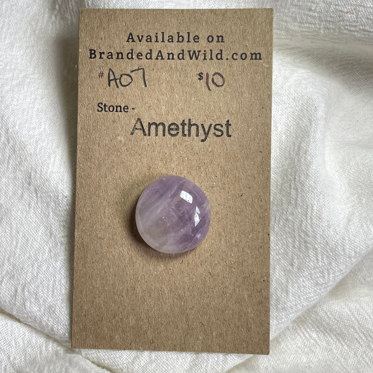 Amethyst Cabochon - A07 42122009-C24D-4478-8EAB-F778C4780639 Brandedandwild.com