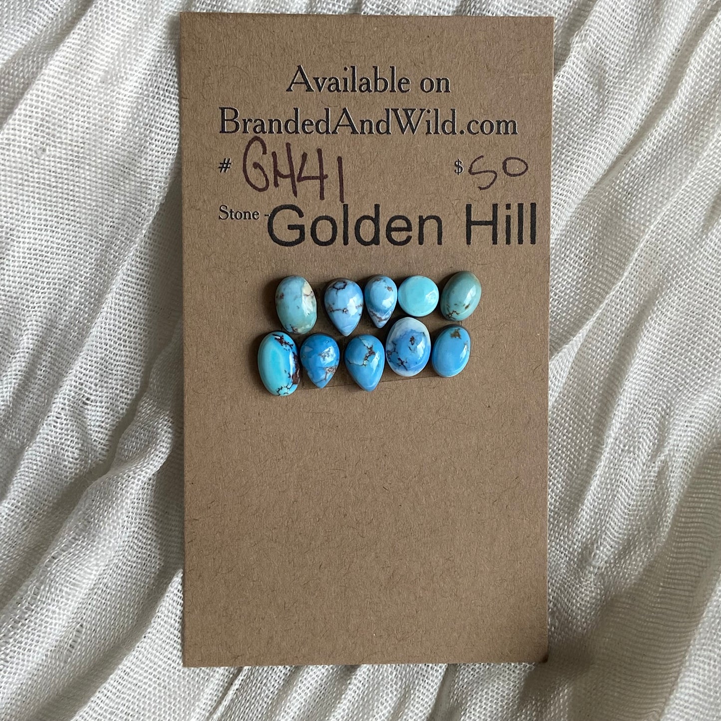 Golden Hill Cabochon - GH41 424BC218-A0C2-4FA8-925A-C94B136BD802 Brandedandwild.com