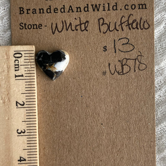 White Buffalo Cabochon - WB78