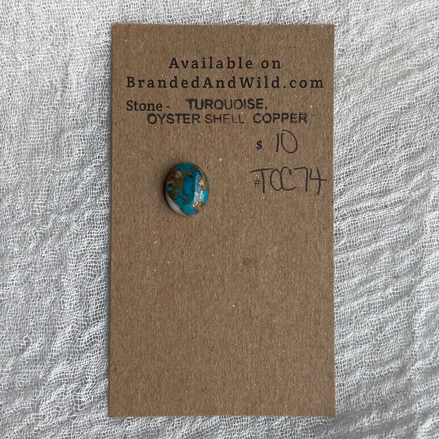 Turquoise, Oyster Shell, Copper - TOC74