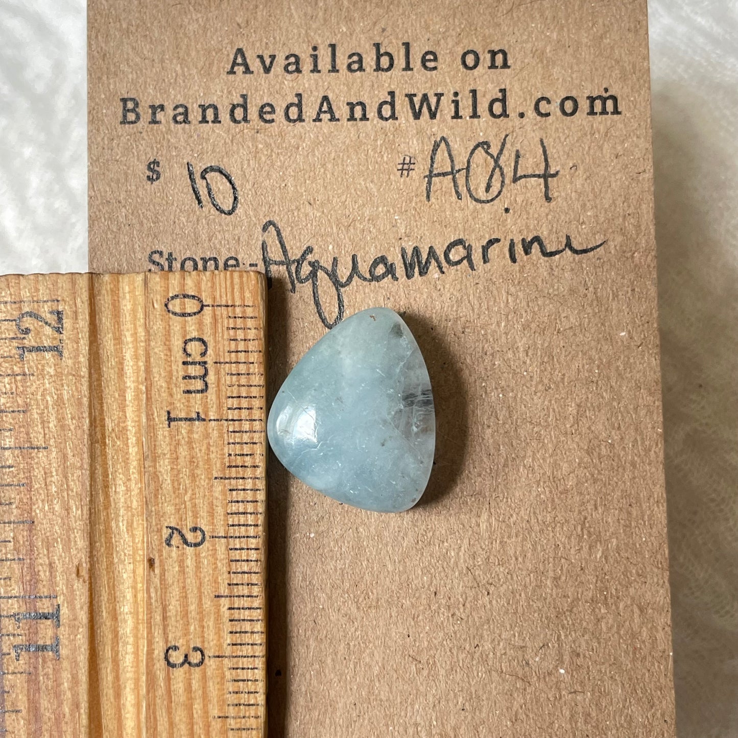 Aquamarine Cabochon AQ4 42C160AC-01FF-4211-A1A2-CC228CF5B07C Brandedandwild.com