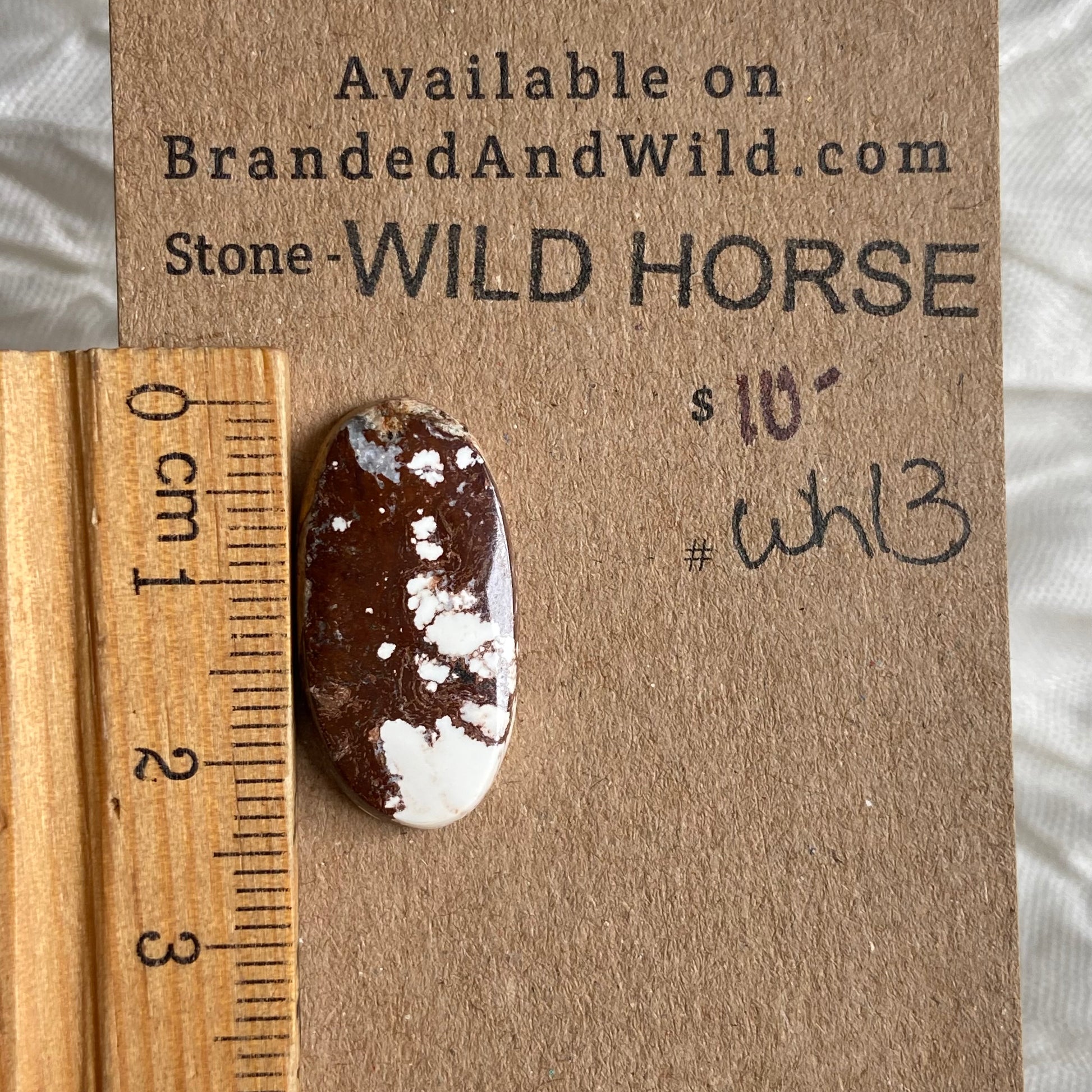 Wild Horse Cabochon - WH13 42C47406-3A47-4F8B-A7BE-C354C6B9BEBA Brandedandwild.com