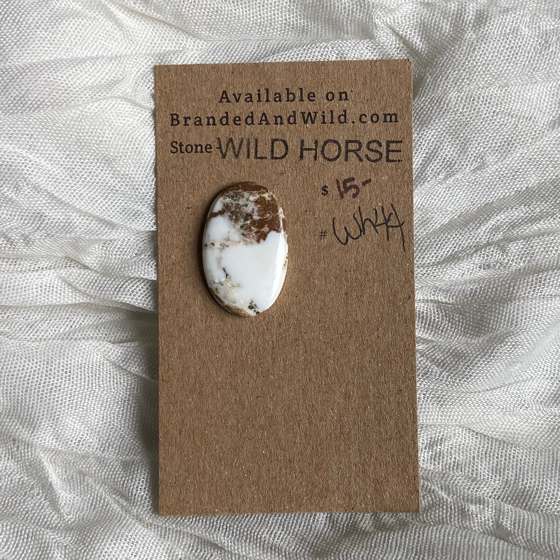 Wild Horse Cabochon - WH44 42D989BC-4EB7-43BB-BA24-75AC21243FBE Brandedandwild.com
