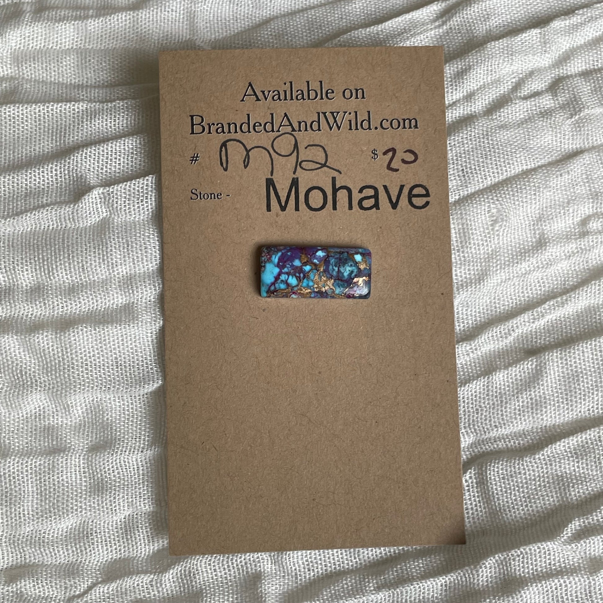 Mohave Cabochon - M92 Cabochon 42FB5A16-B87F-4C52-AC89-A281D43D968A Brandedandwild.com