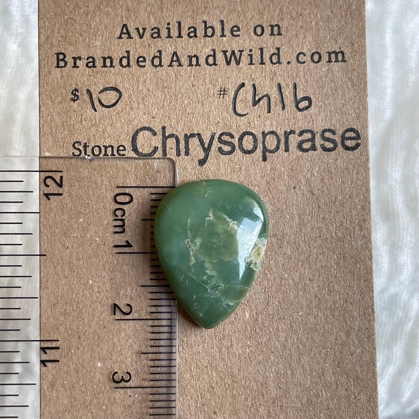 Chrysoprase Cabochon - Ch16