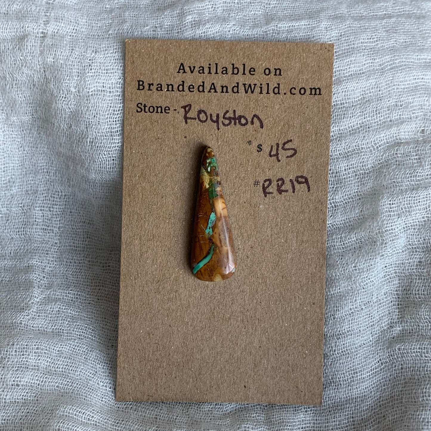 Royston Ribbon Turquoise Cabochon RR19