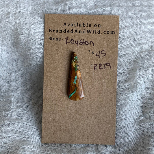 Royston Ribbon Turquoise Cabochon RR19