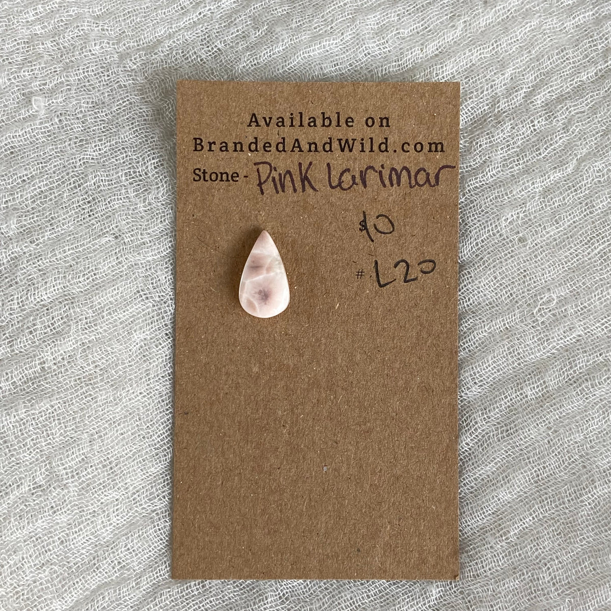 Pink Larimar Cabochon - PL20