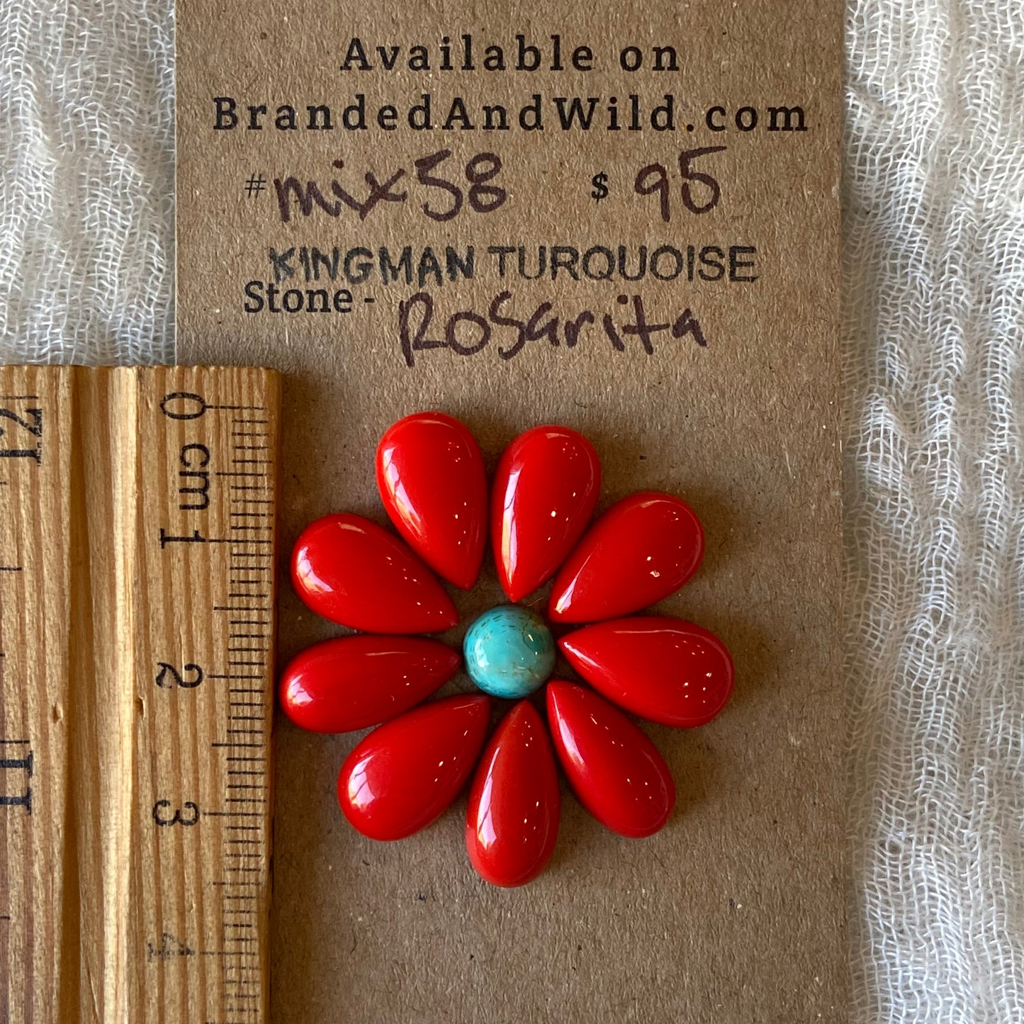 Rosarita / Kingman Cabochon - MIX58
