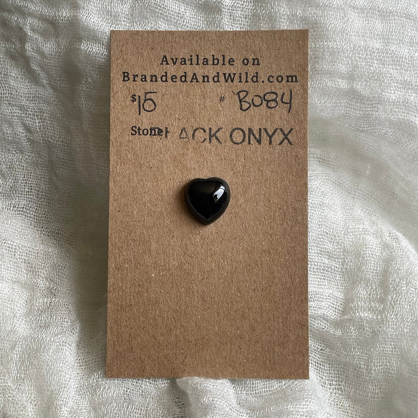 Black Onyx - Cabochon - BO84