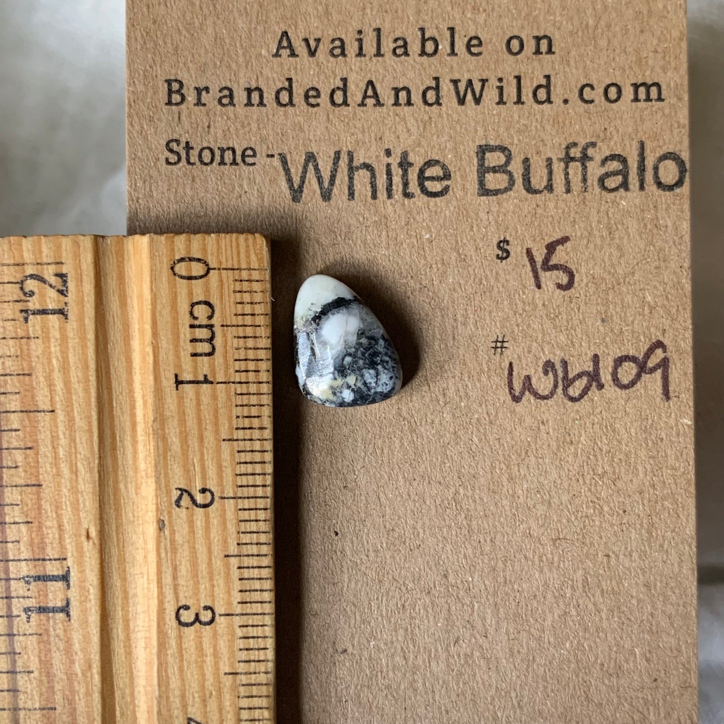 White Buffalo Cabochon - WB109