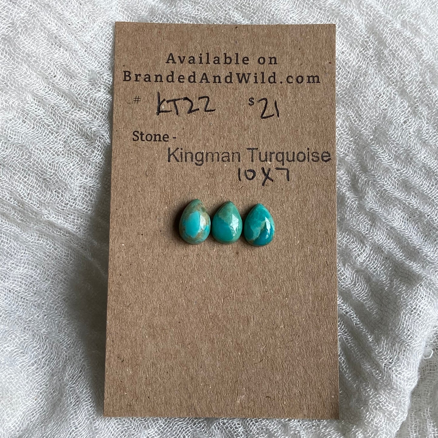 Kingman Turquoise Cabochon - KT22