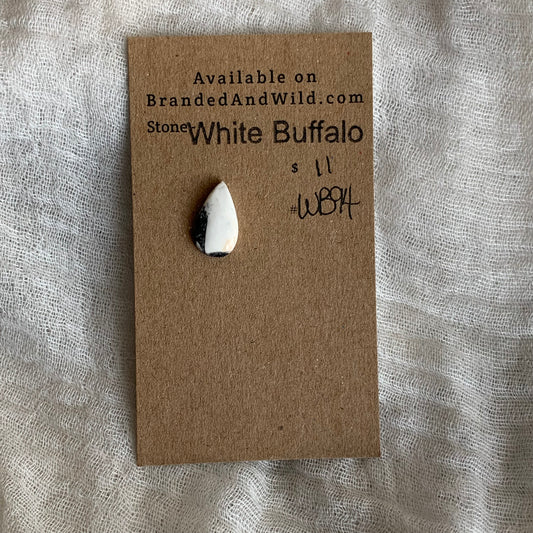 White Buffalo Cabochon - WB94