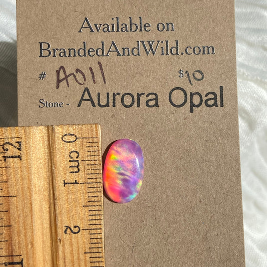 Aurora Opal Cabochon - A011 43ECCC53-0714-479F-9099-A4EF33FBAB06 Brandedandwild.com