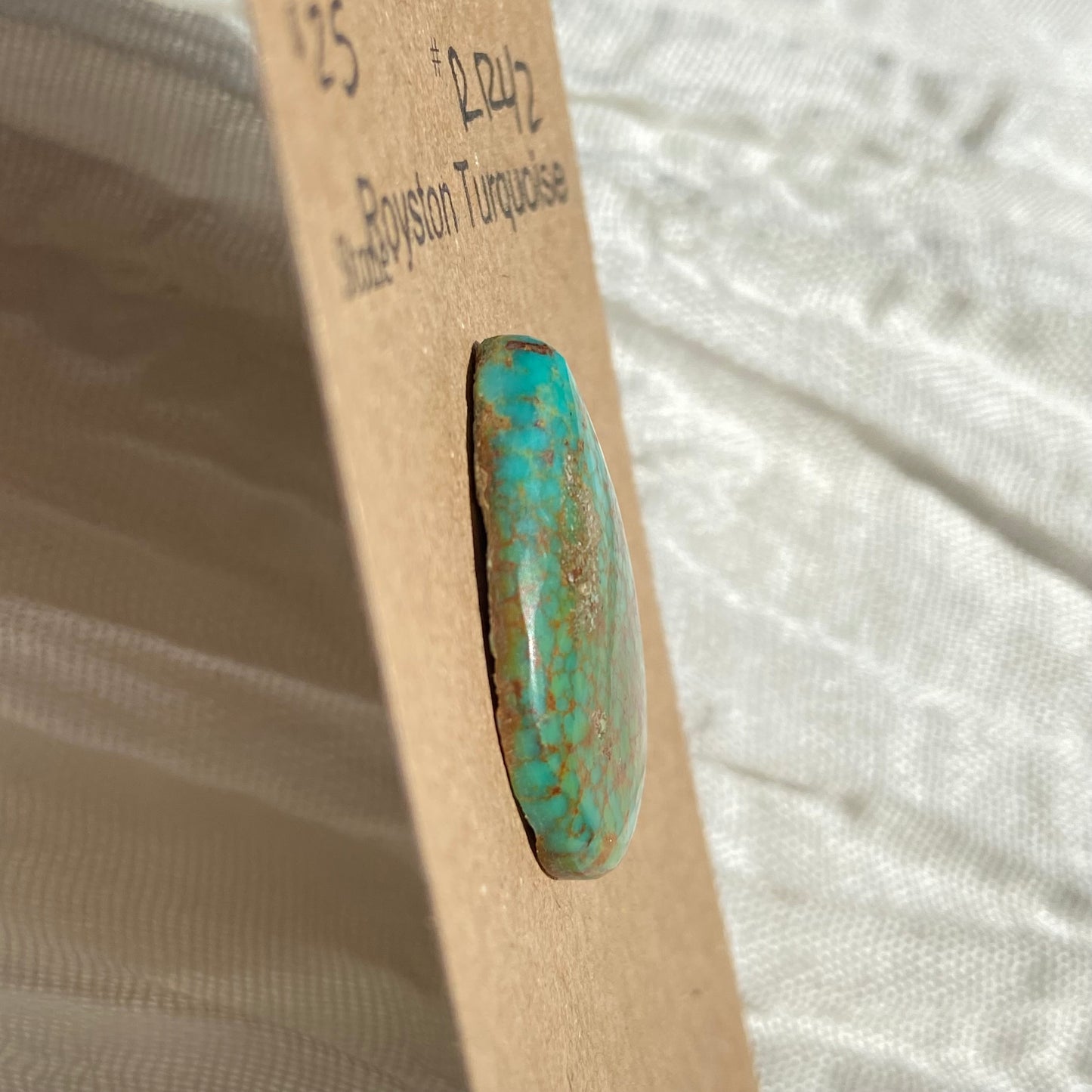 Royston Ribbon Turquoise Cabochon RR42 43EE5B7F-AC38-4A67-B23A-5AD3354F07C3 Brandedandwild.com
