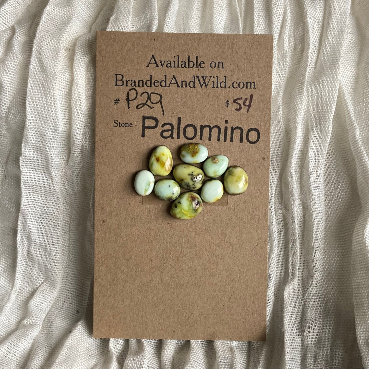 Palomino Cabochon - P29 43F121FF-FE46-4A18-8F8A-A34AC96B7042 Brandedandwild.com