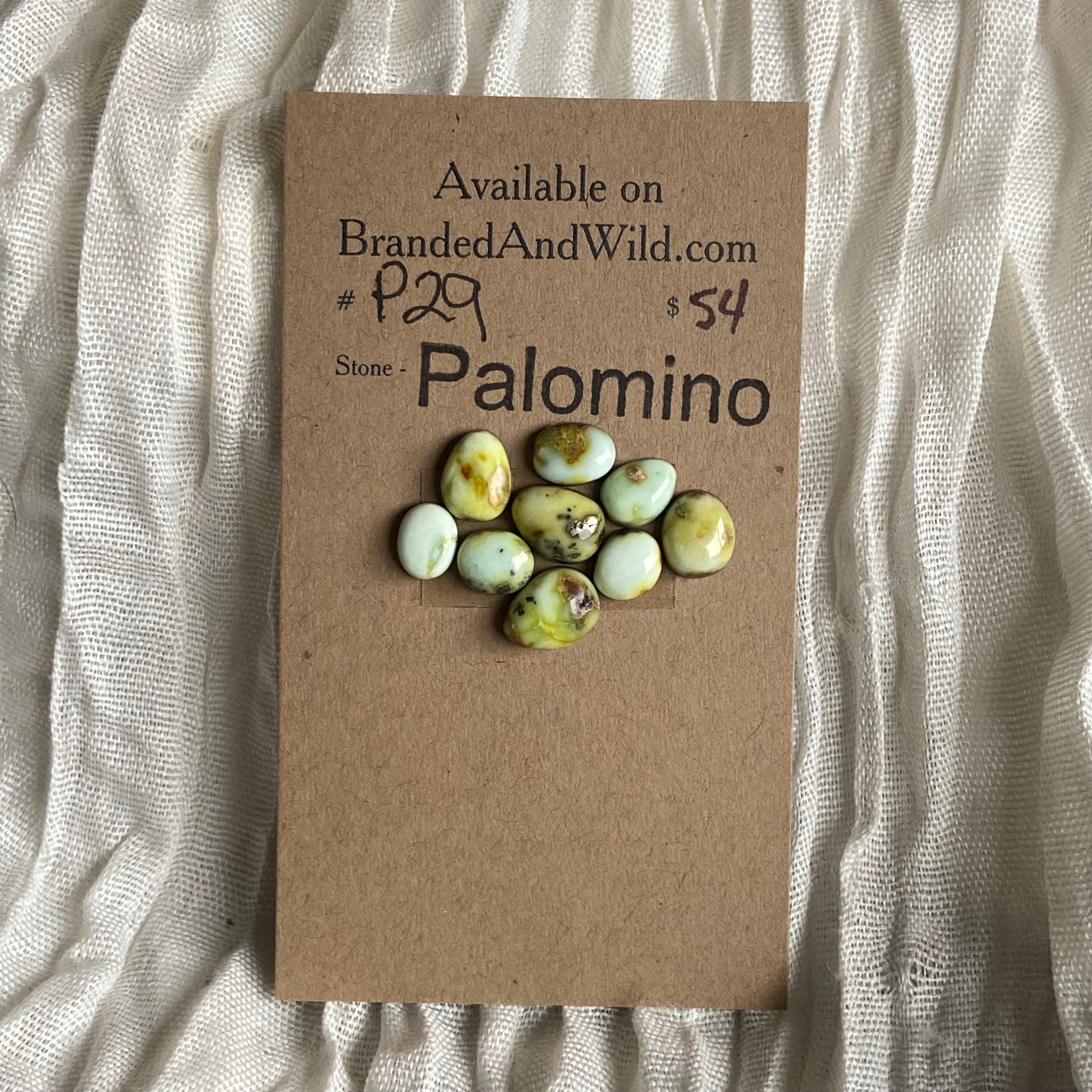 Palomino Cabochon - P29 43F121FF-FE46-4A18-8F8A-A34AC96B7042 Brandedandwild.com