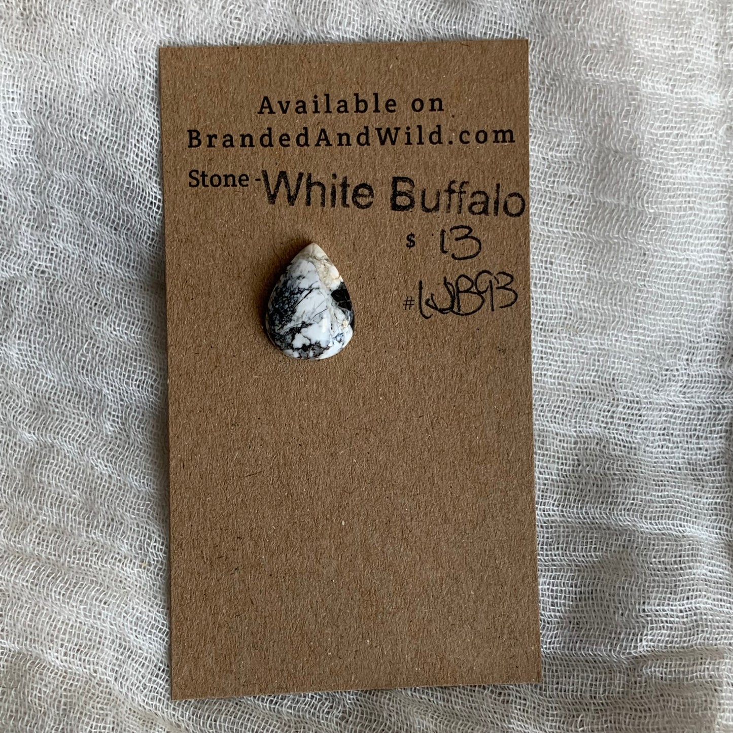White Buffalo Cabochon - WB93
