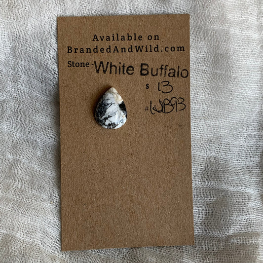 White Buffalo Cabochon - WB93