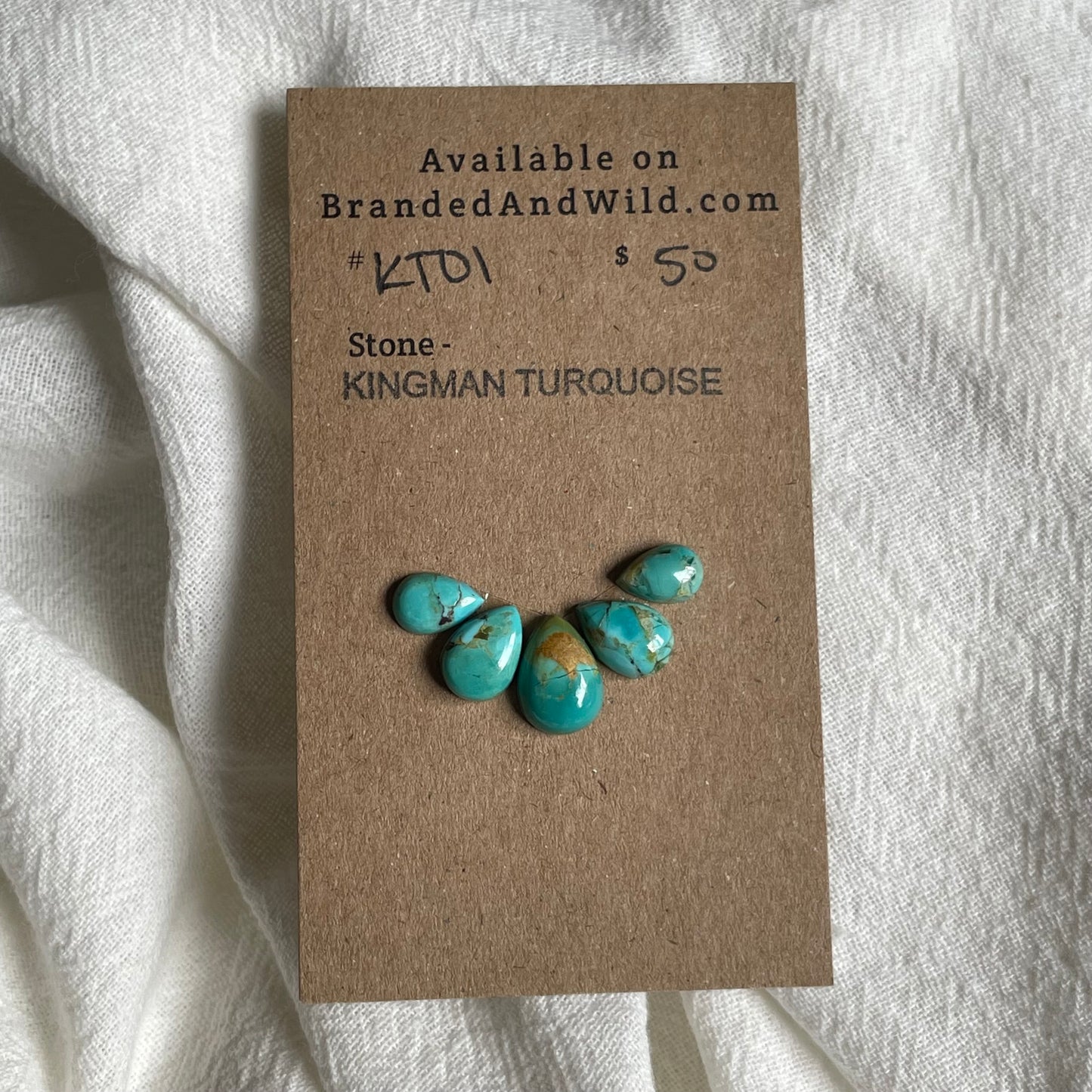 Kingman Turquoise Cabochon - KT01