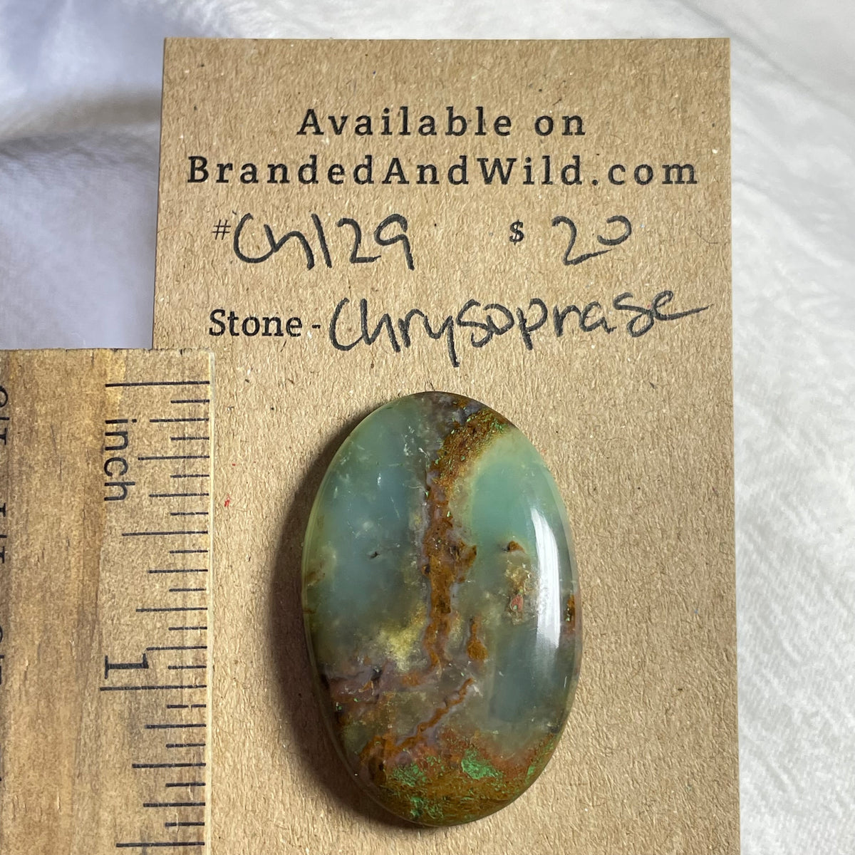 Chrysoprase Cabochon - CH129