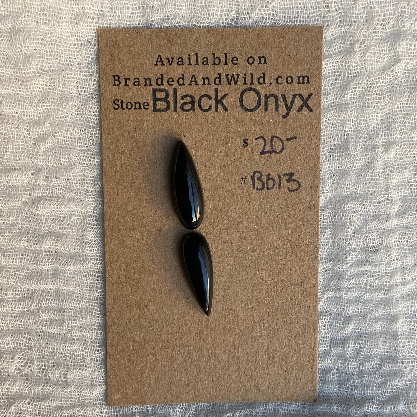 Black Onyx - Cabochon - BO13