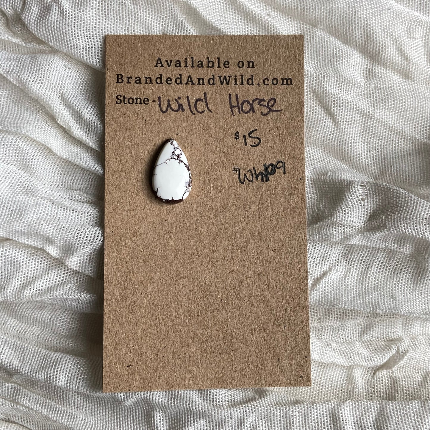 Wild Horse Cabochon - WH109 4485EC8B-91E8-4394-B4CB-A57A68CFB56A Brandedandwild.com