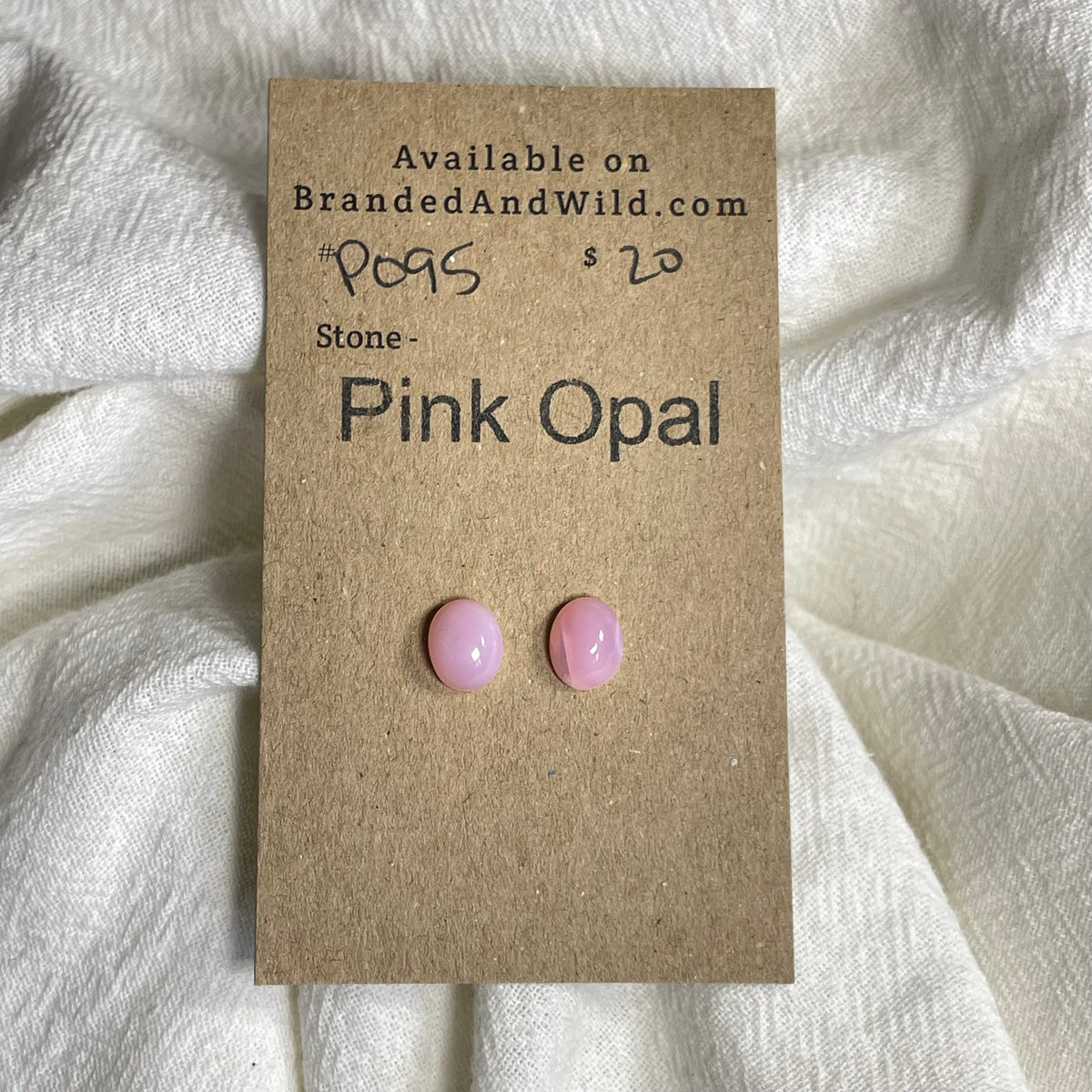 Pink Opal Cabochon - PO95 448A298F-CD5C-4B4F-9E04-1E5C505CE498 Brandedandwild.com